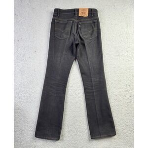 VTG 1992  Levis 517 Black Bootcut Jeans Red Tab Zipper Mens 32x32 Made in USA